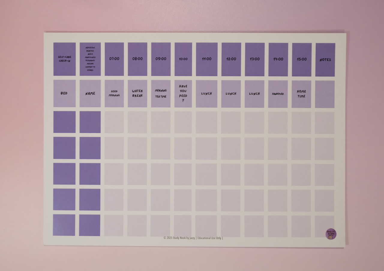 Nursing Shift Planner – AM, PM & ND Editions