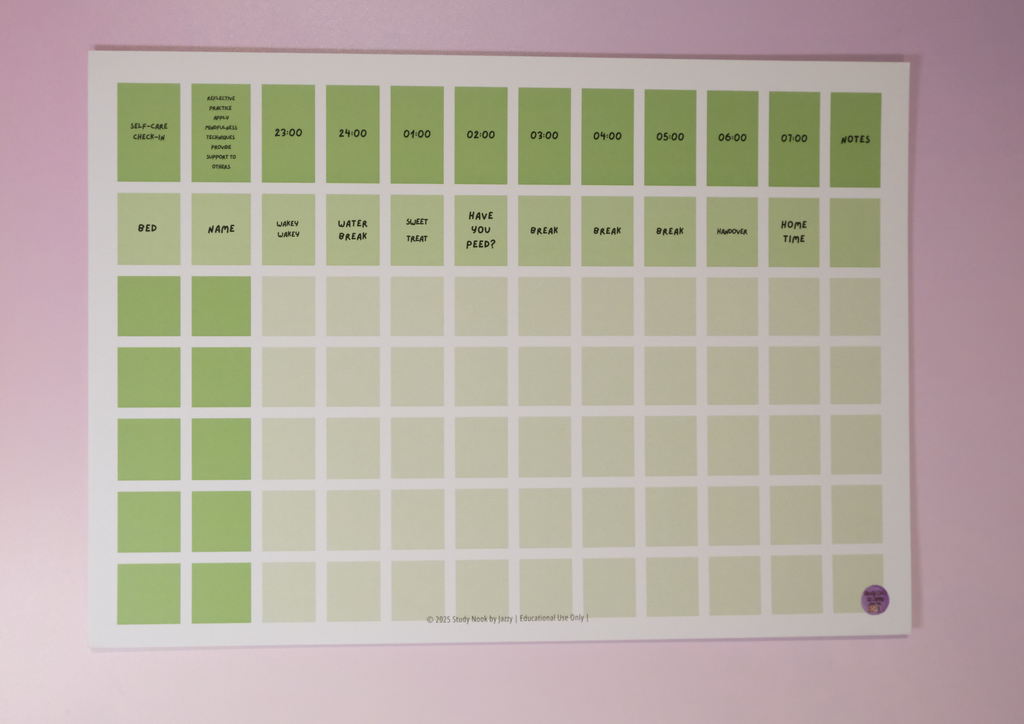 Nursing Shift Planner – AM, PM & ND Editions