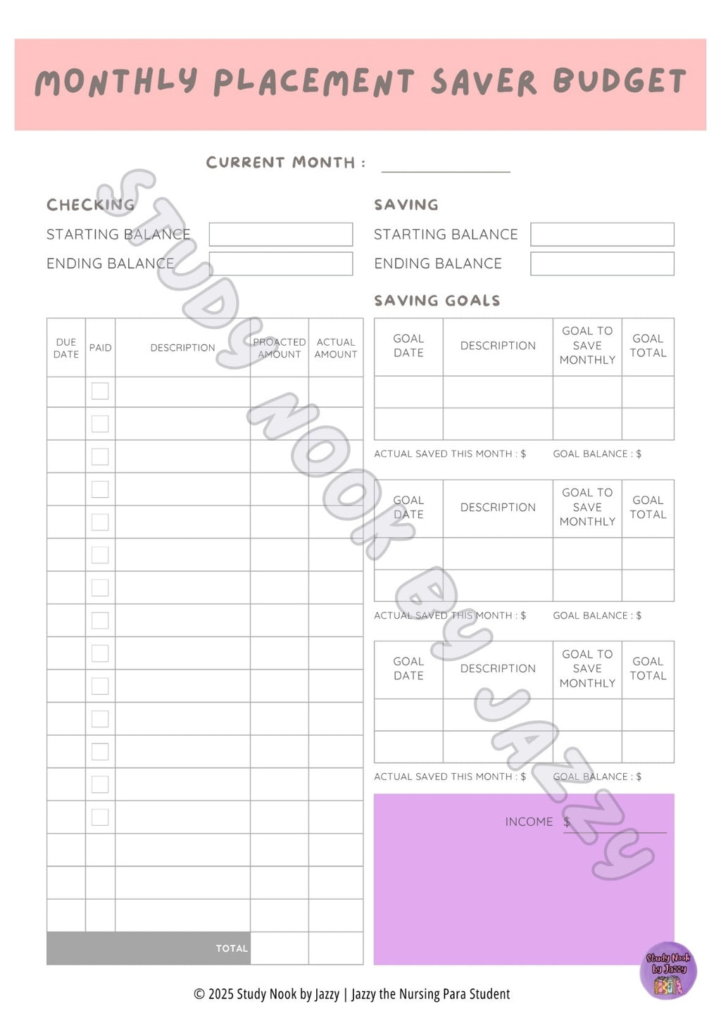 Placement Prep & Reflection Bundle